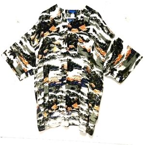 Sunforce  Hawaiian shirt button down short sleeves Size: 3X